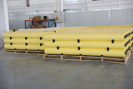 কটন পিকার CP770 এর জন্য ডাইমেনশনাল 70um হলুদ HDPE র‍্যাপ ফিল্ম