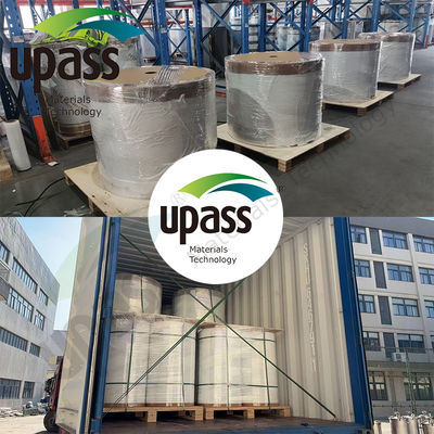 Anti-slip Anti-aging 80-200gsm Coating Composite Non-Woven Polypropylene Mat Cutting Service for Peel+Stick Underlayment Roll