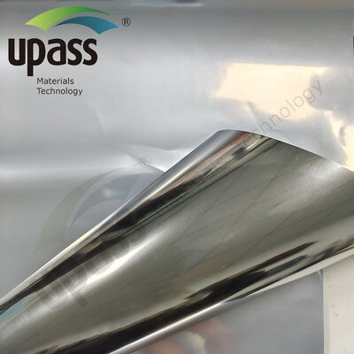 মেশিন গ্রেড ল্যামিনেটেড উপাদান অতিরিক্ত পুরু 150 মাইক্রন পিই প্লাস্টিকের ফিল্ম ধাতব পলিস্টার ভিএমপিইটি অ্যালুমিনিয়াম আর্দ্রতা প্রতিরোধী