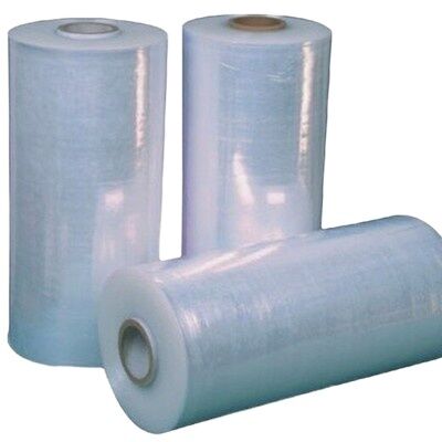 50m LLDPE Food Grade Soft Moisture Proof Stretch Film Roll with Casting Processing