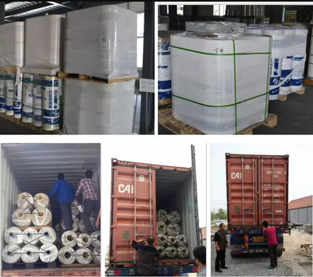 100mm-1100mm প্রস্থে নির্ভরযোগ্য পারফরম্যান্সের জন্য নন-স্লিপ ক্রস ল্যামিনেটেড এইচডিপিই ফিল্ম