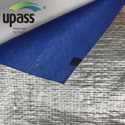 Flame Retardant PP Coating Composite Aluminum Foil Woven Cloth for Building Thermal Insulation with Custom GSM